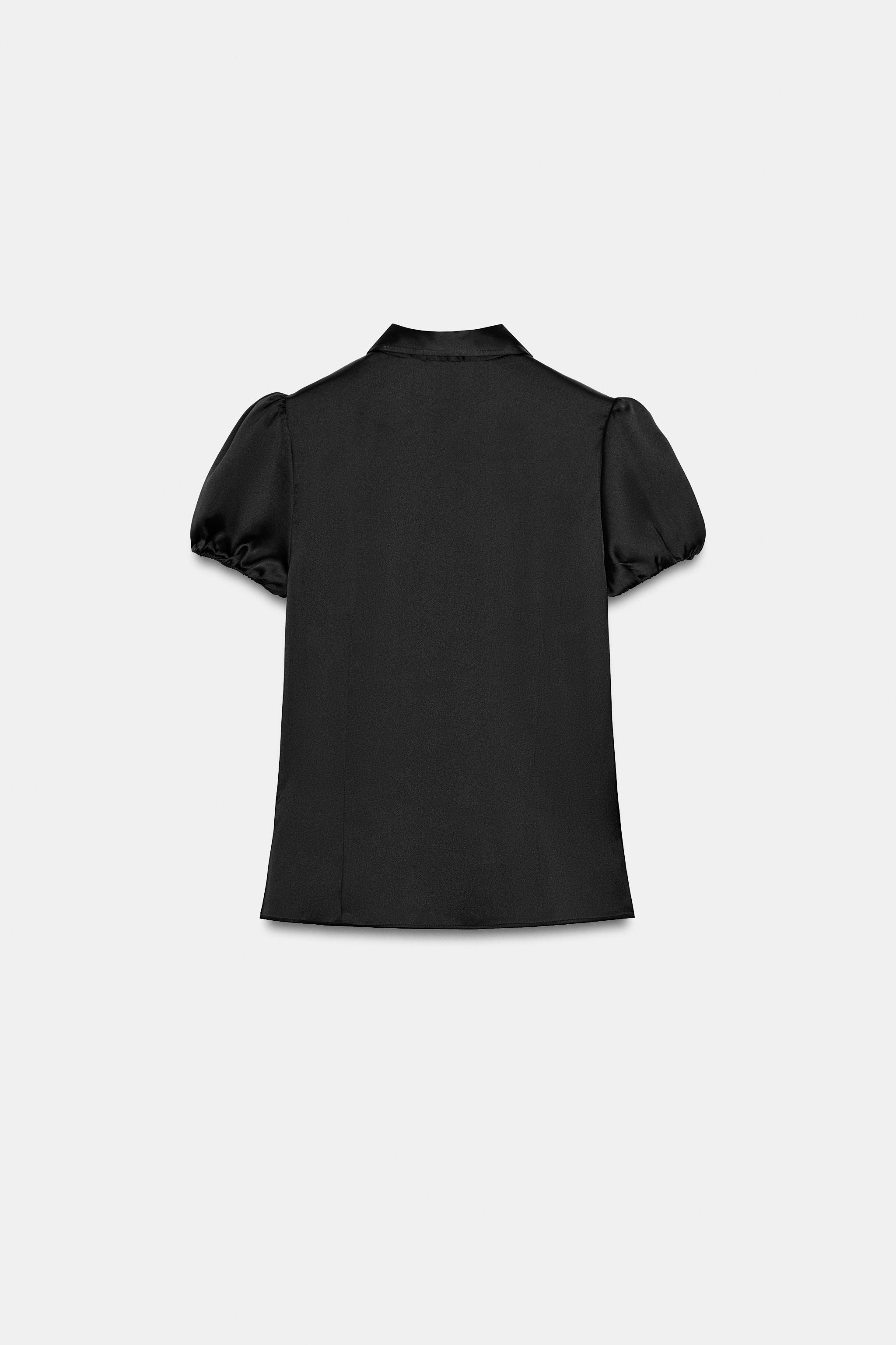 SATIN EFFECT SHIRT